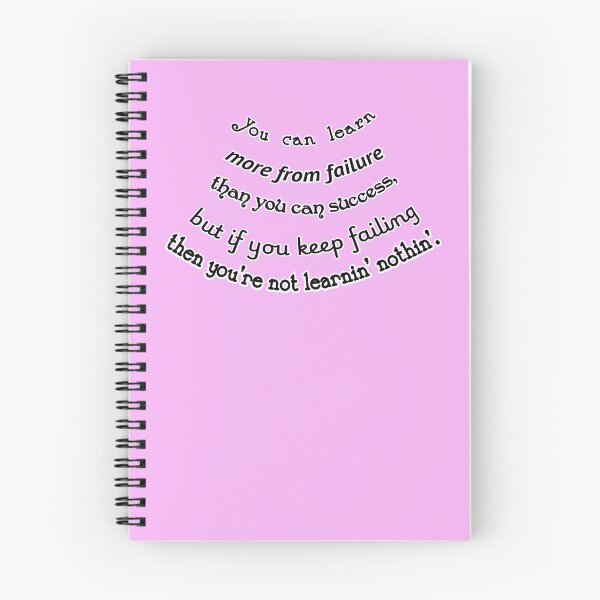 Item preview, You can learn more from failure, unless you're a failure, pink background designed and sold by mntimg.