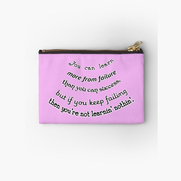 Item preview, You can learn more from failure, unless you're a failure, pink background designed and sold by mntimg.
