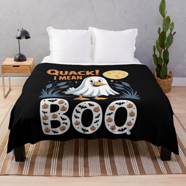 Item preview, Quack I Mean Boo Duck Trick or Treat Spooky Halloween Party designed and sold by genkihikki.