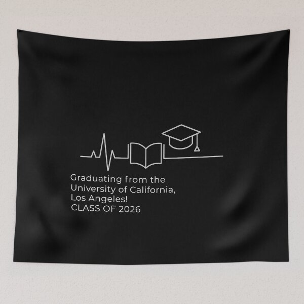 Item preview, ❤️ Graduating from the University of California, Los Angeles CLASS OF 2026 ✨ - light for dark backgrounds designed and sold by WheelieGdArt.