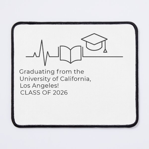 Item preview, ❤️ Graduating from the University of California, Los Angeles CLASS OF 2026 ✨ - dark for light backgrounds designed and sold by WheelieGdArt.