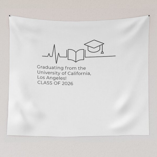 Item preview, ❤️ Graduating from the University of California, Los Angeles CLASS OF 2026 ✨ - dark for light backgrounds designed and sold by WheelieGdArt.