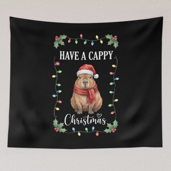 Item preview, Capybara Cappy Christmas Cute For Capybara Lover designed and sold by thebest-2studio.