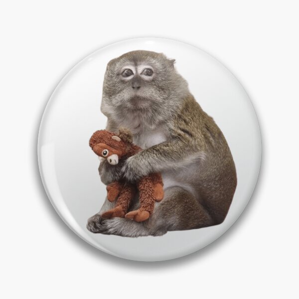 Item preview, Macaque with orangutan stuffed toy designed and sold by monkey zone.