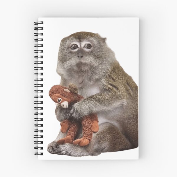 Item preview, Macaque with orangutan stuffed toy designed and sold by monkey zone.
