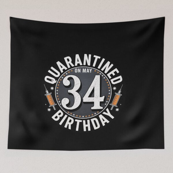 Item preview, Quarantined 34th Birthday designed and sold by genkihikki.