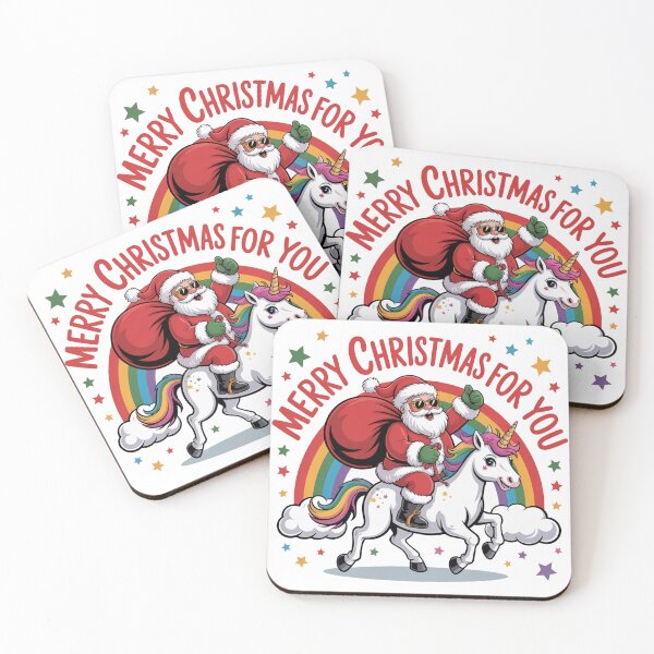 Item preview, Santa's horse pony Favorite Human  Merry Christmas squad  designed and sold by kaka8888.