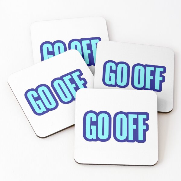 Item preview, Go Off, Blue Outline Bold designed and sold by Memes N Lore .