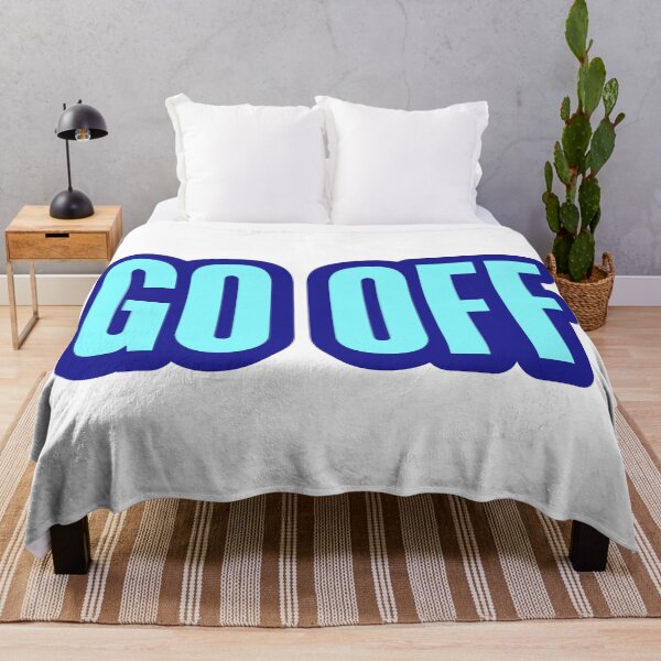 Item preview, Go Off, Blue Outline Bold designed and sold by Memes N Lore .
