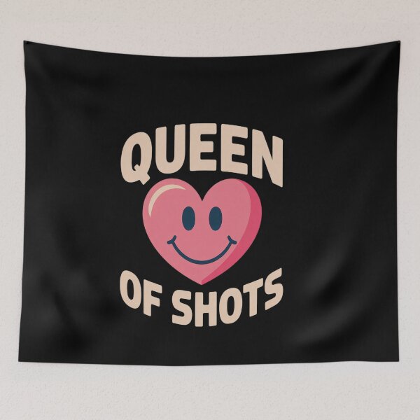 Item preview, Queen of Shots Girls Weekend Drinking Party Spring Break designed and sold by genkihikki.