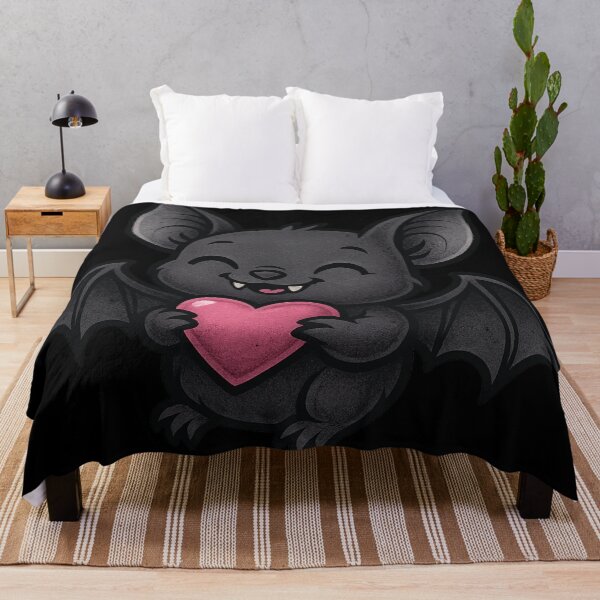 Item preview, Cute Gothic Bat With Heart – Kawaii Vampire Bat Love Design designed and sold by Mouraludia.