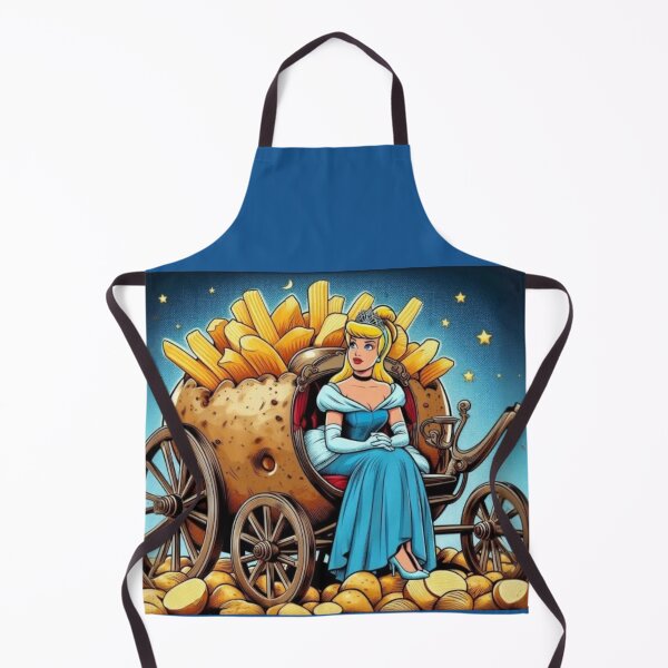 Item preview, Golden Fries Carriage: A Whimsical Food Fantasy Illustration designed and sold by SammyMorry.