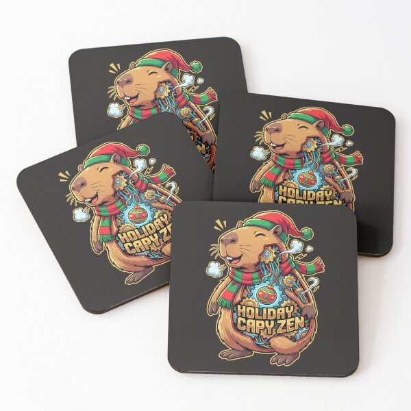 Item preview, Cute Anime Manga Capybara Holiday Christmas Tee designed and sold by Thaivi Design.