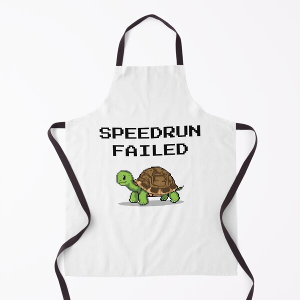 Item preview, Speedrun Failed – Cute Turtle Gamer Joke Design designed and sold by PHRASEandSTYLE.