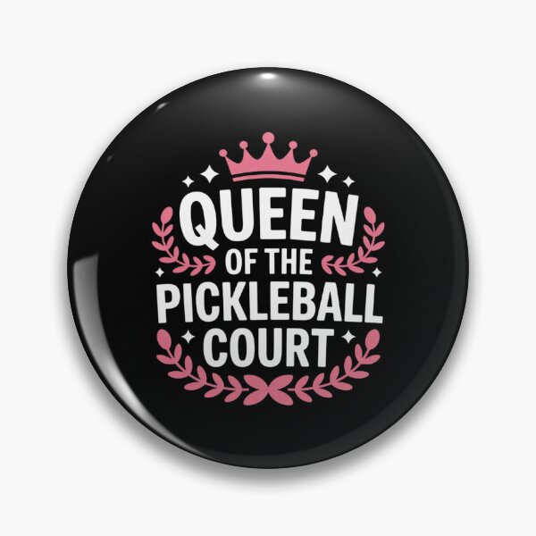 Item preview, Queen Of The Pickleball Court Paddleball Lover Player Coach designed and sold by genkihikki.