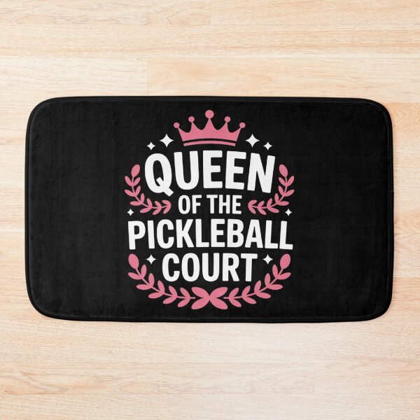 Item preview, Queen Of The Pickleball Court Paddleball Lover Player Coach designed and sold by genkihikki.
