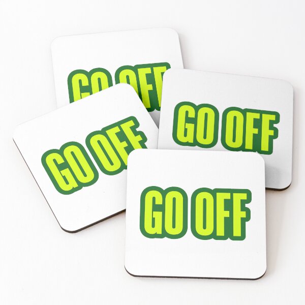 Item preview, Go Off, Green Outline Bold designed and sold by Memes N Lore .