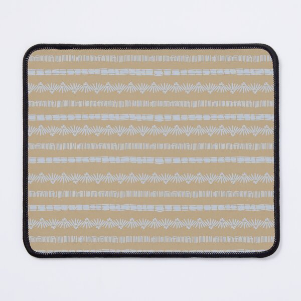 Item preview, Script - Shizen - blue gold designed and sold by Stephanie Fiona Design.