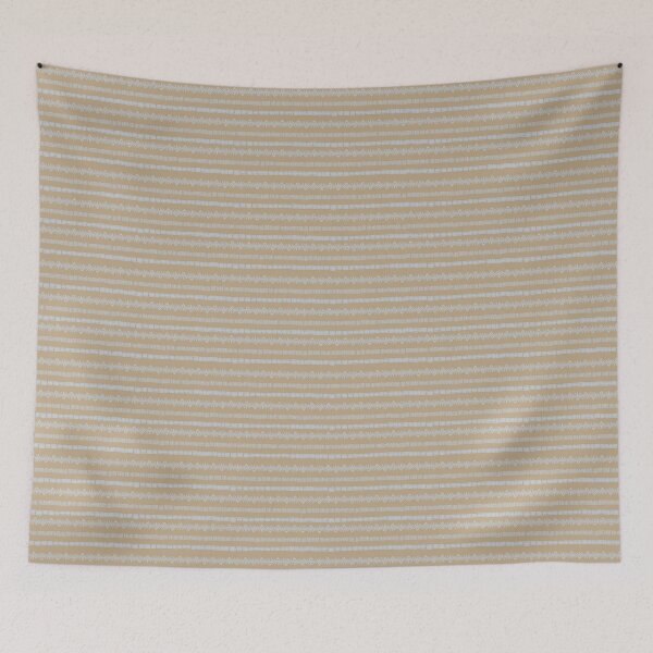 Item preview, Script - Shizen - blue gold designed and sold by Stephanie Fiona Design.