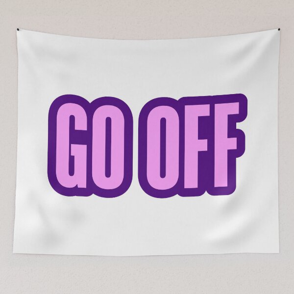Item preview, Go Off, Purple Outline Bold designed and sold by Memes N Lore .