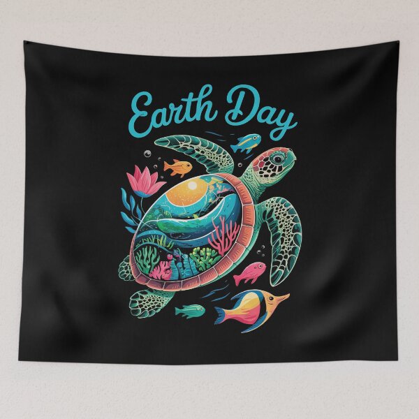 Item preview, Earth Day Sea Turtle designed and sold by DentistLegal.