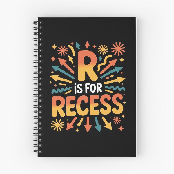 Item preview, R is for Recess School Subject Break Student designed and sold by ProudForFunny.