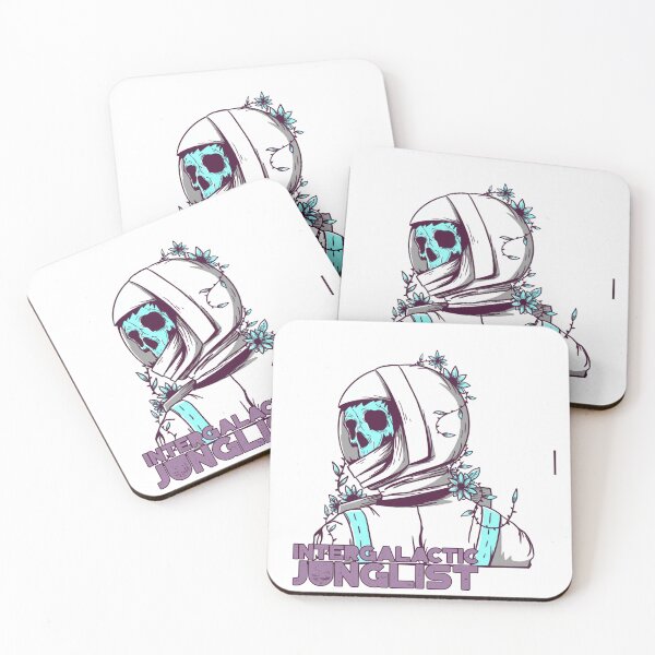 Item preview, Junglist Dubstep DnB Raver Space Skull Music Festival Drum N Bass designed and sold by Ravermonkey.