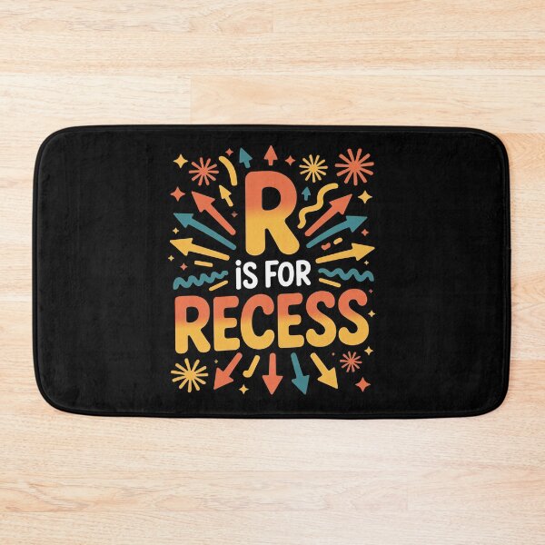 Item preview, R is for Recess School Subject Break Student designed and sold by ProudForFunny.