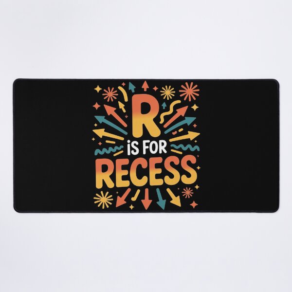 Item preview, R is for Recess School Subject Break Student designed and sold by ProudForFunny.