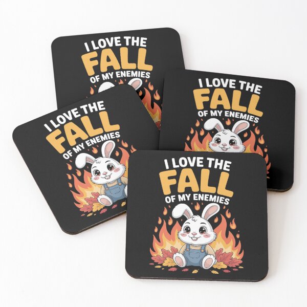 Item preview, Rabbit I Love The Fall Of My Enemies Fall Autumn designed and sold by ProudForFunny.