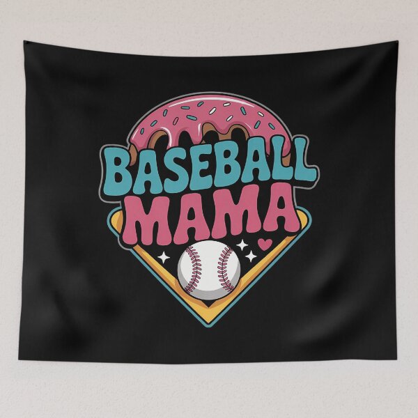 Artikelvorschau, Baseball Mama Eiscreme-Drip Lustiges Baseball-Muttertagsgeschenk entworfen und verkauft von DentistLegal.