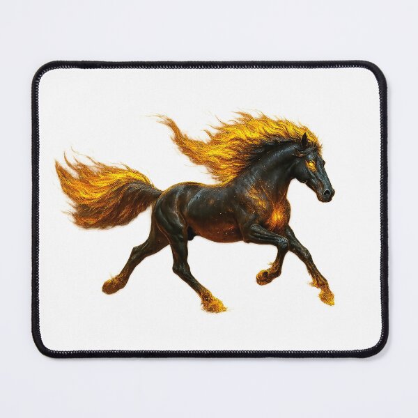 Item preview, Fire Horse ✦♨✦ Galloping Ember Stallion designed and sold by WheelieGdArt.