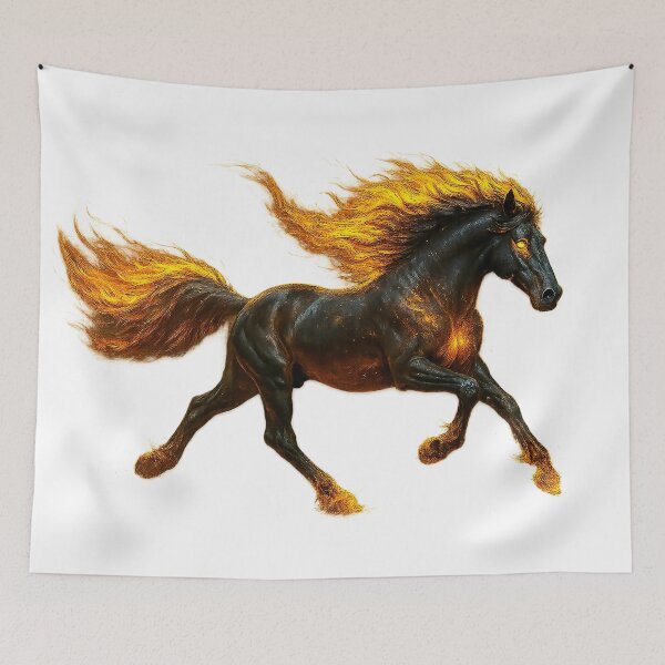 Item preview, Fire Horse  ✦♨✦ Galloping Ember Stallion designed and sold by WheelieGdArt.
