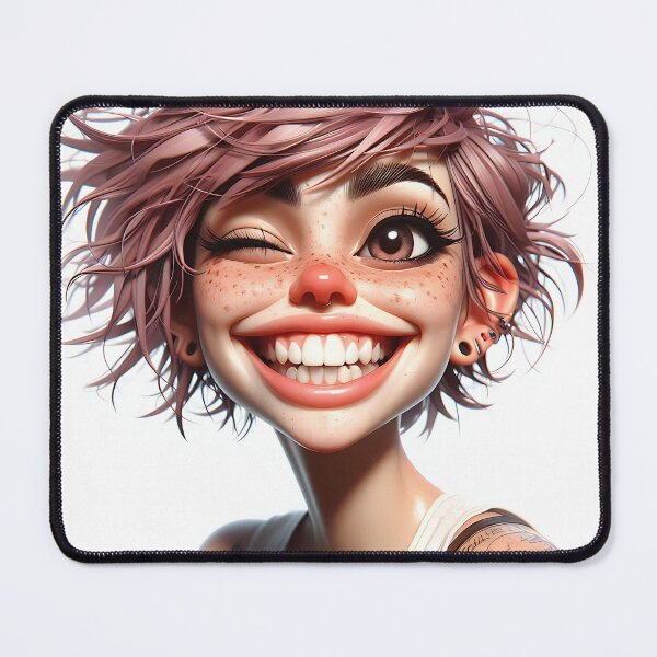 Item preview, Smiling Girl designed and sold by GalleryBrisArt.