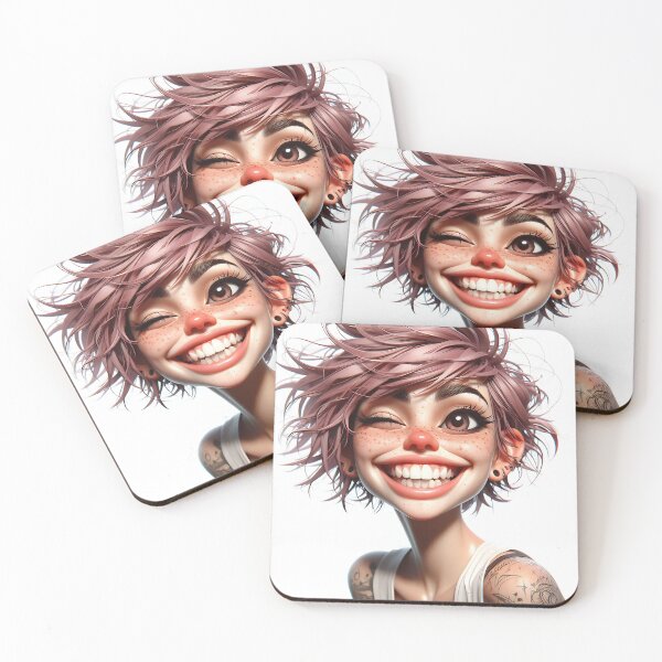 Item preview, Smiling Girl designed and sold by GalleryBrisArt.
