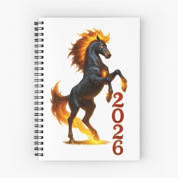 Item preview, Fire Horse 2026 ✦♨✦ Rearing Flameborn Stallion designed and sold by WheelieGdArt.