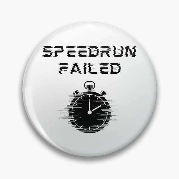 Item preview, Speedrun Failed – Stopwatch Glitch Speedrunner Design designed and sold by PHRASEandSTYLE.