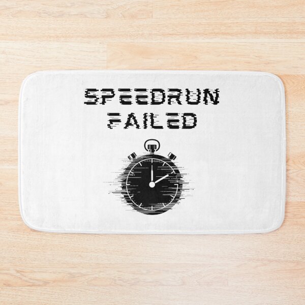 Item preview, Speedrun Failed – Stopwatch Glitch Speedrunner Design designed and sold by PHRASEandSTYLE.