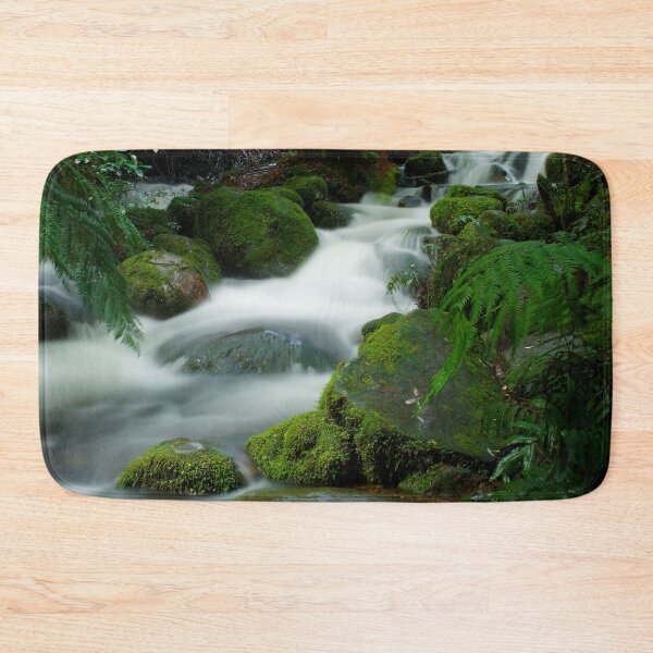 Item preview, Calm Forest Stream with Mossy Rocks designed and sold by Barry Callister Photography.