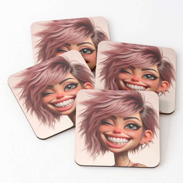 Item preview, Smiling Girl designed and sold by GalleryBrisArt.