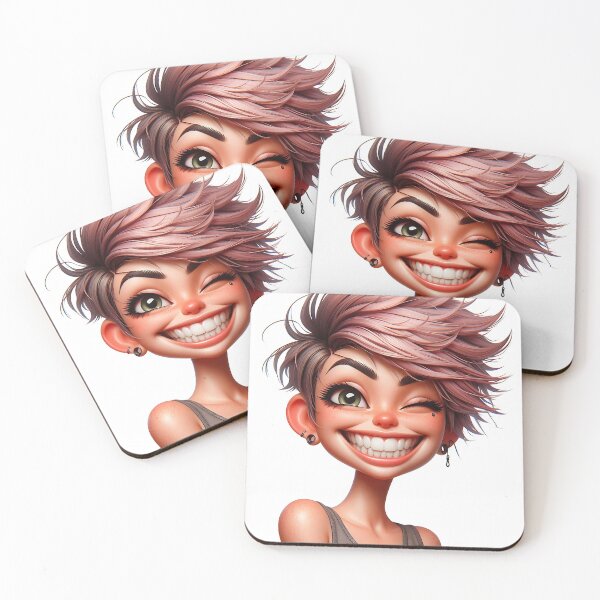 Item preview, Smiling Girl designed and sold by GalleryBrisArt.