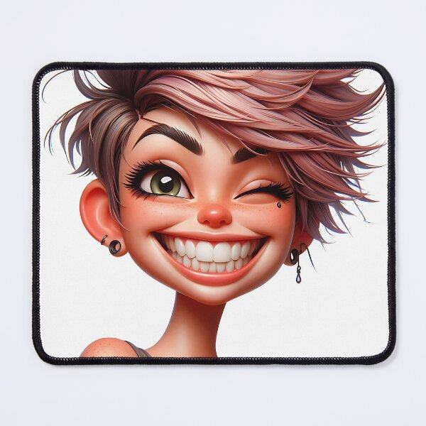Item preview, Smiling Girl designed and sold by GalleryBrisArt.