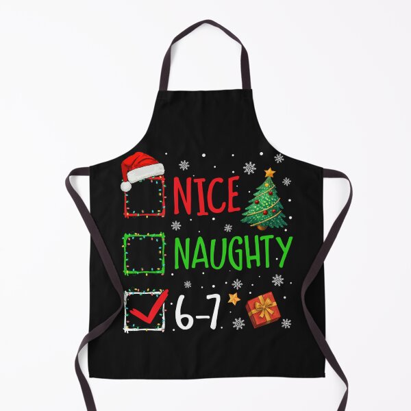 Item preview, Nice Naughty 6 7 Brainrot Christmas Funny Meme Slang designed and sold by FeestMia.