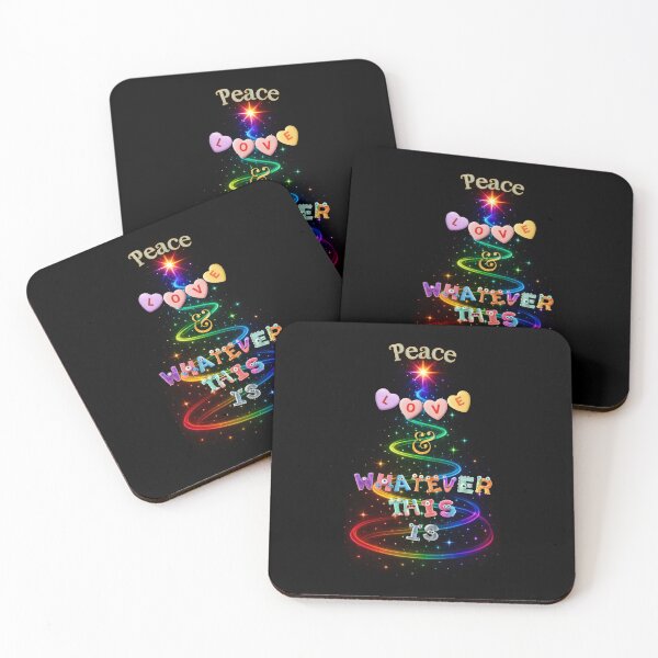 Item preview, ⛄ Peace Love & Whatever This Is ✨-✨ Monster Letters Edition — HIGH SASS & SHADE COLLECTION designed and sold by WheelieGdArt.