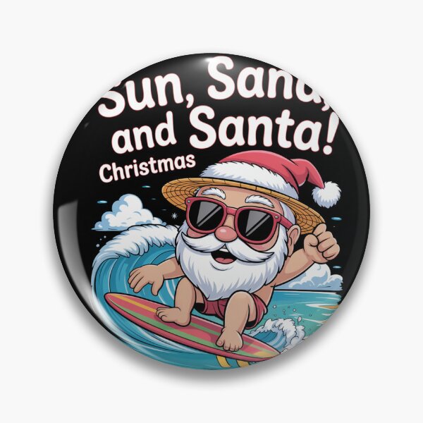 Item preview, Santa's sun sand sea Favorite  Merry Christmas squad  designed and sold by kaka8888.