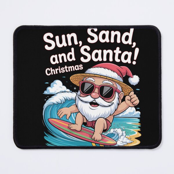 Item preview, Santa's sun sand sea Favorite Merry Christmas squad designed and sold by kaka8888.