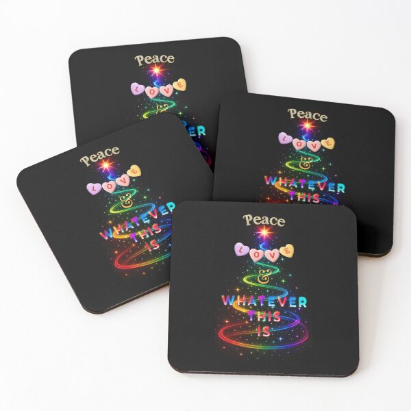 Artikelvorschau, ⛄ Frieden, Liebe & was auch immer das ist ✨-✨ Neon Glow Edition — HIGH SASS & SHADE KOLLEKTION entworfen und verkauft von WheelieGdArt.