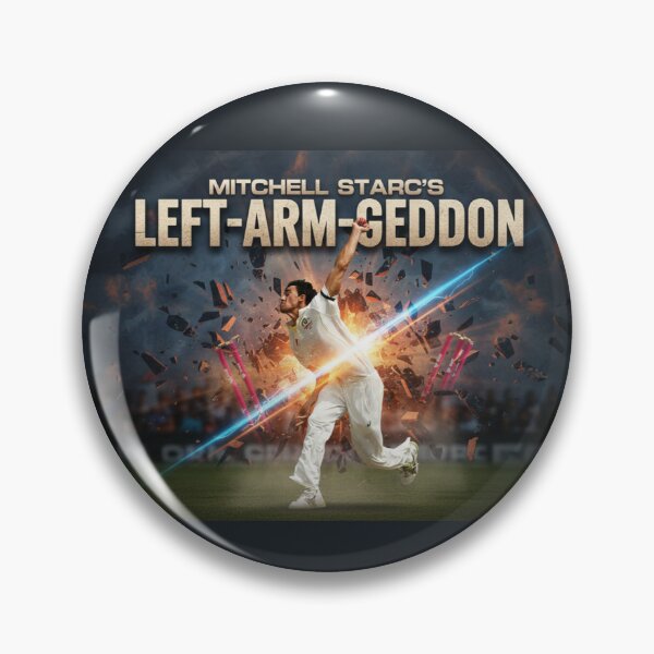 Item preview, Mitchell Starc's Left-Arm-Geddon designed and sold by Fair Go Shirts.