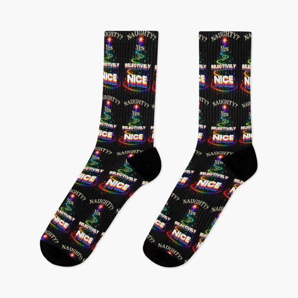 Item preview, ⛄ Naughty? Yes & Selectively Nice ✨-✨ HOLIDAY CHAOS EDITION designed and sold by WheelieGdArt.