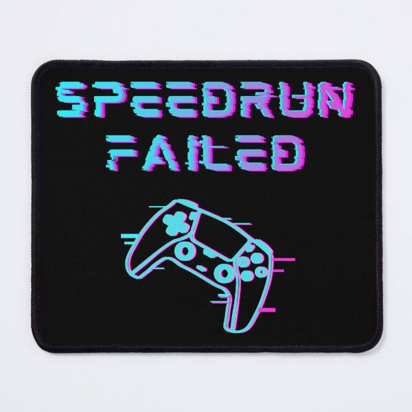 Item preview, Speedrun Failed – Neon Glitch Controller Gamer Art designed and sold by PHRASEandSTYLE.